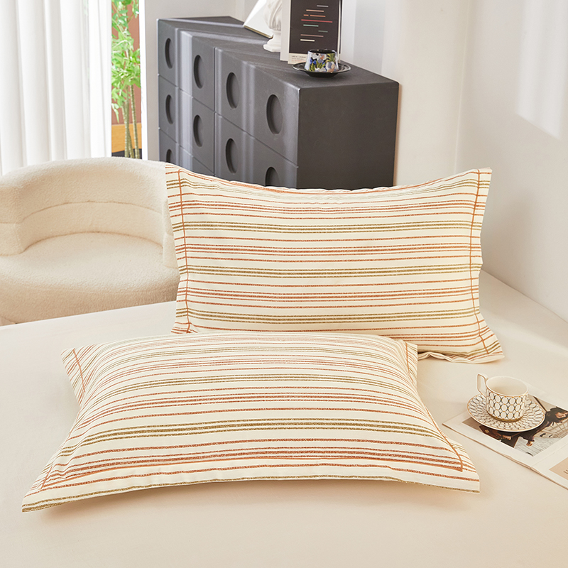 新款加厚磨毛枕套一对装48X74CM 保暖厚实单枕套