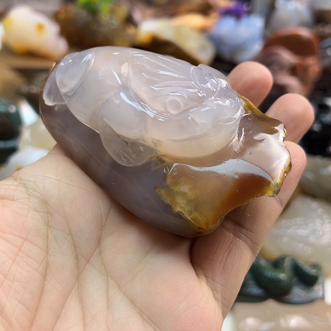 玛瑙/玉髓未镶嵌颈饰