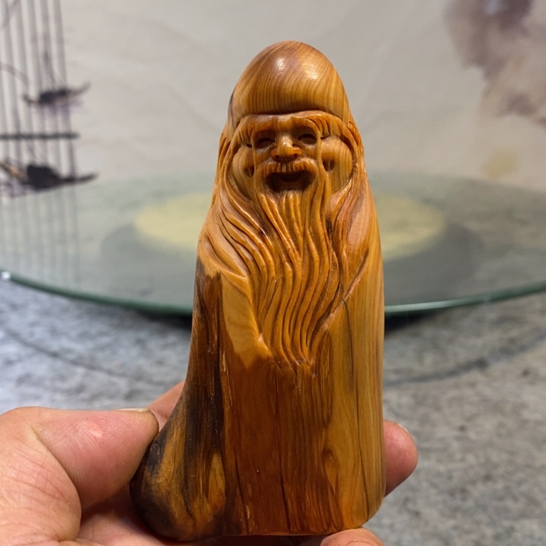 【闪购商品】柏木（崖柏）根雕木雕工艺品摆件家居手把件