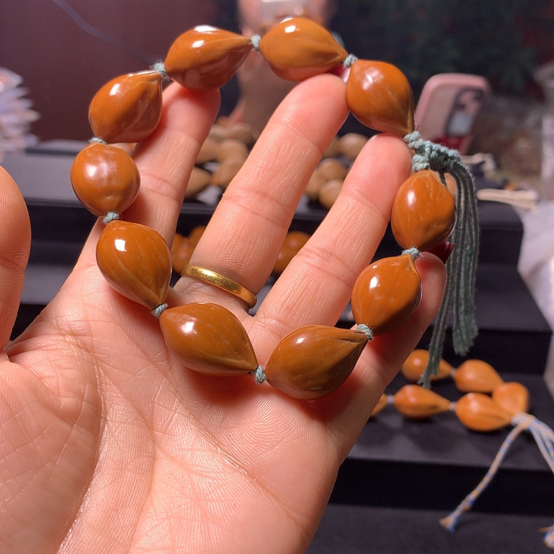 橄榄核手串/手链平*三花手串