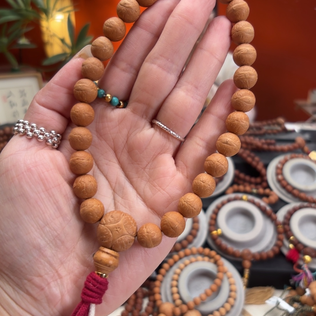 我***人凤眼菩提吊坠11毫米手持27颗