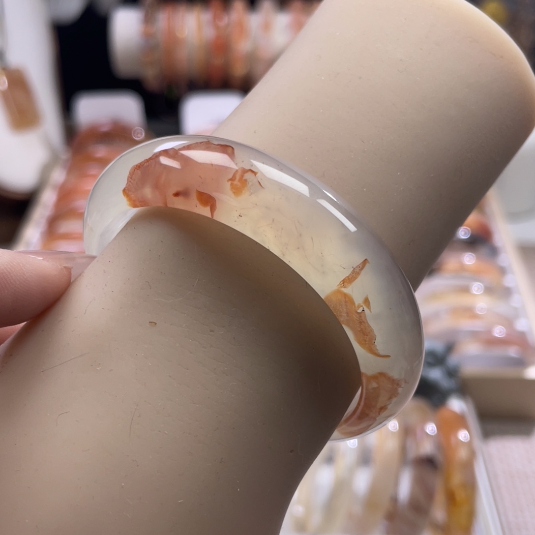 玛瑙/玉髓未镶嵌手镯53.0mm