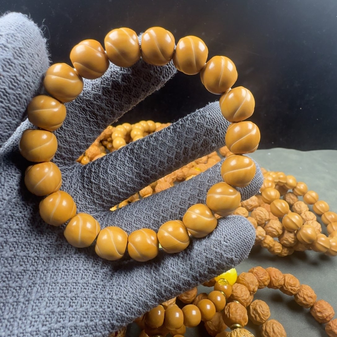 猴头核桃手串猴头麻花卡12+