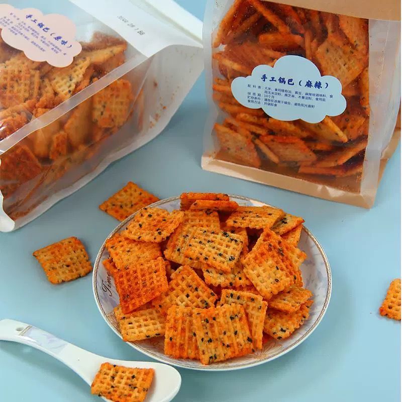 手工锅巴酥脆解馋休闲零食必备每袋400克