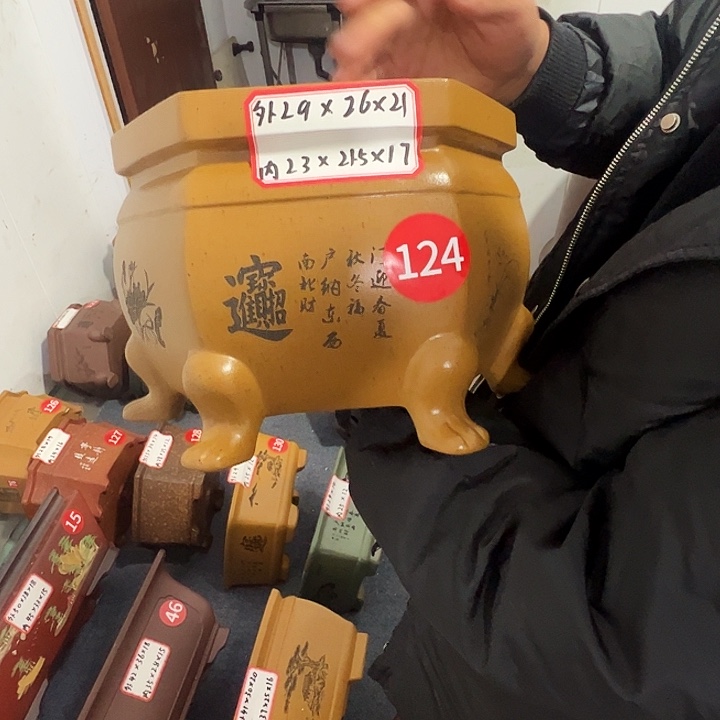 紫砂花盆紫砂花盆
