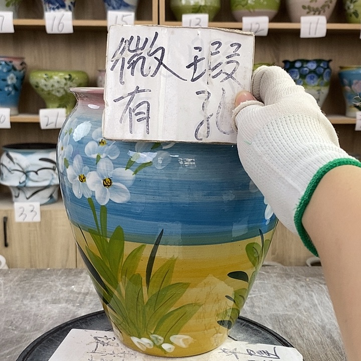 罐3xc景德镇陶瓷花盆