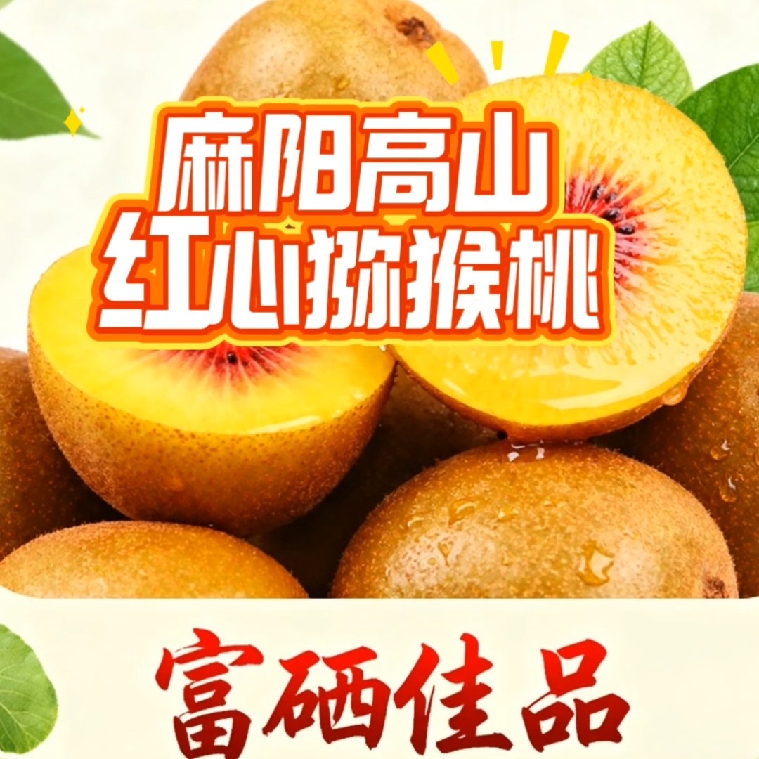 麻阳高山红心猕猴桃富硒佳品汁维C之王