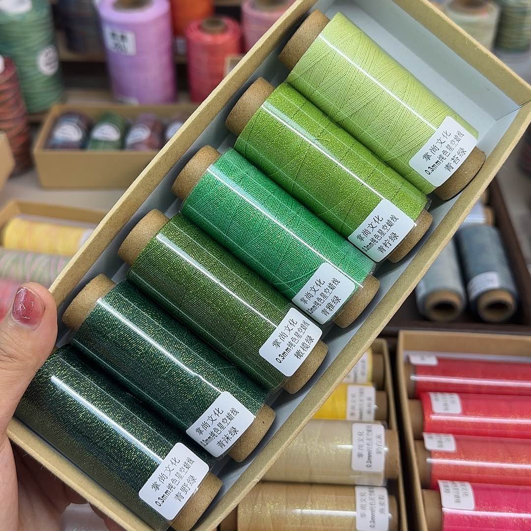 0.3星空蜡 绿色6个