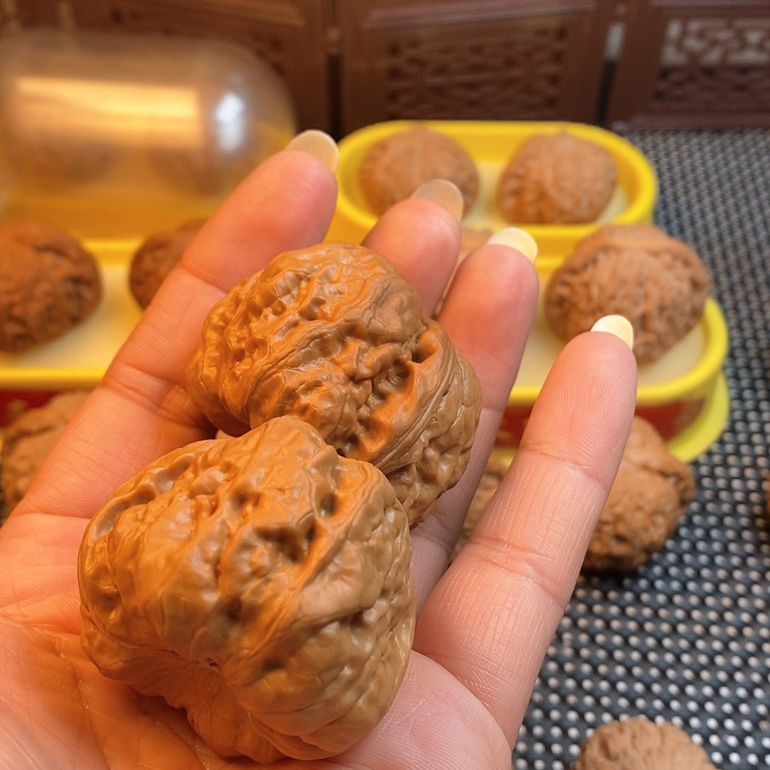 文玩核桃吊坠平***福43尺蛙