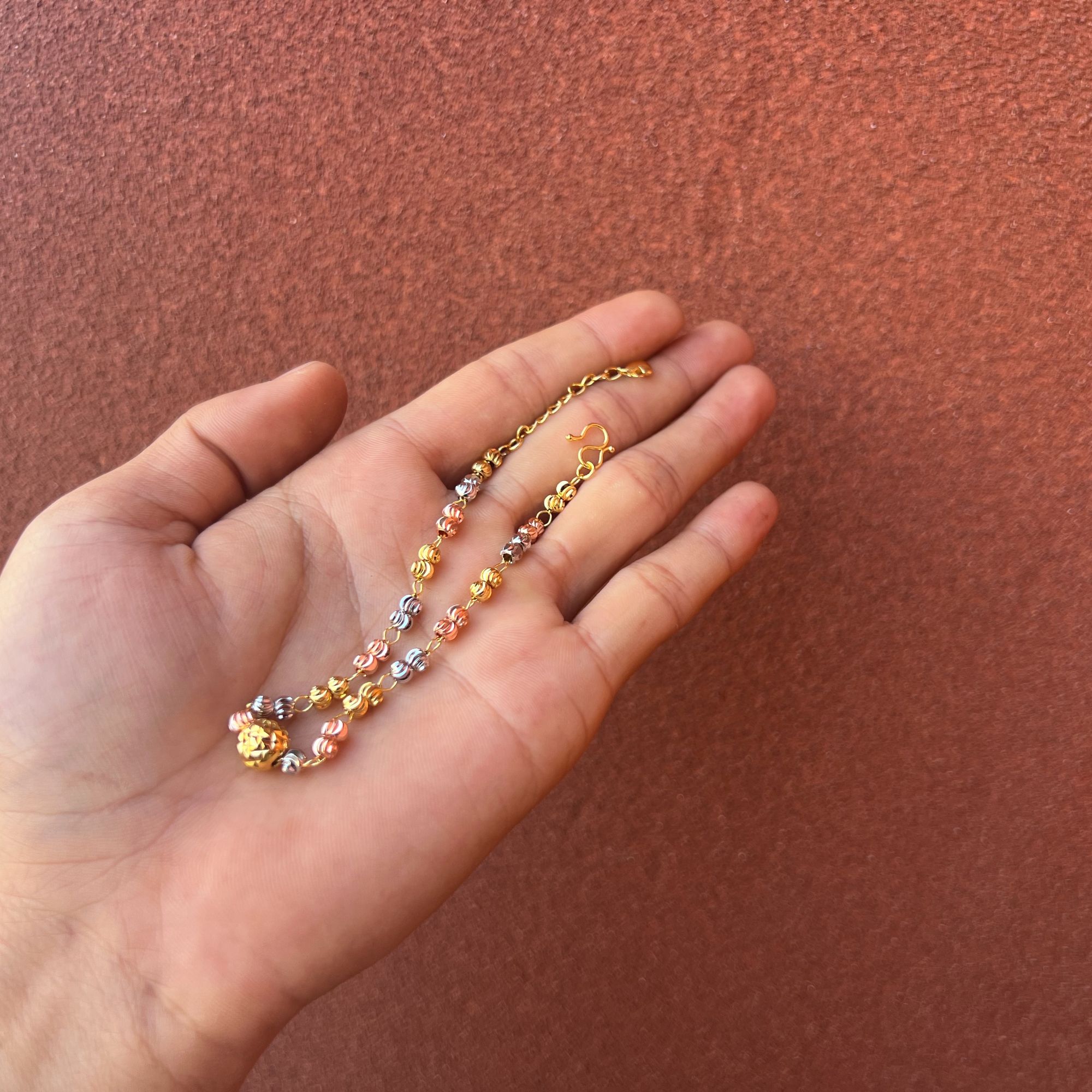 A167-云上三色珠链手链