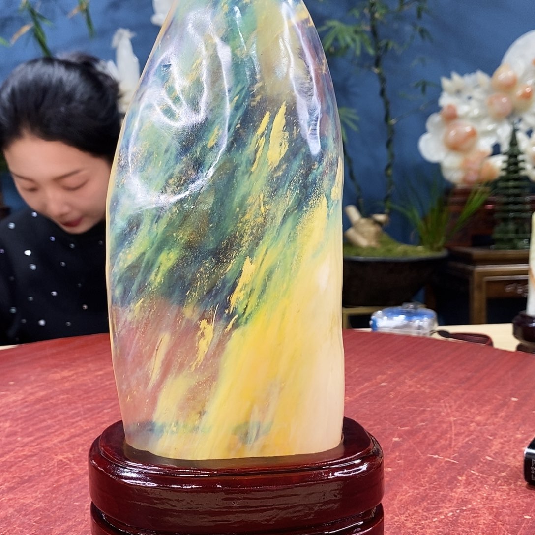 玉天然玉石摆件制作