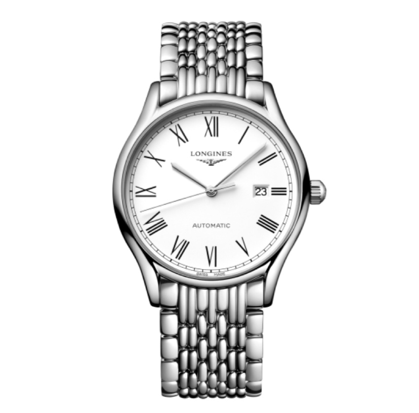 99新 Longines/浪琴 律雅961/机械男表/表径40/白盘罗马