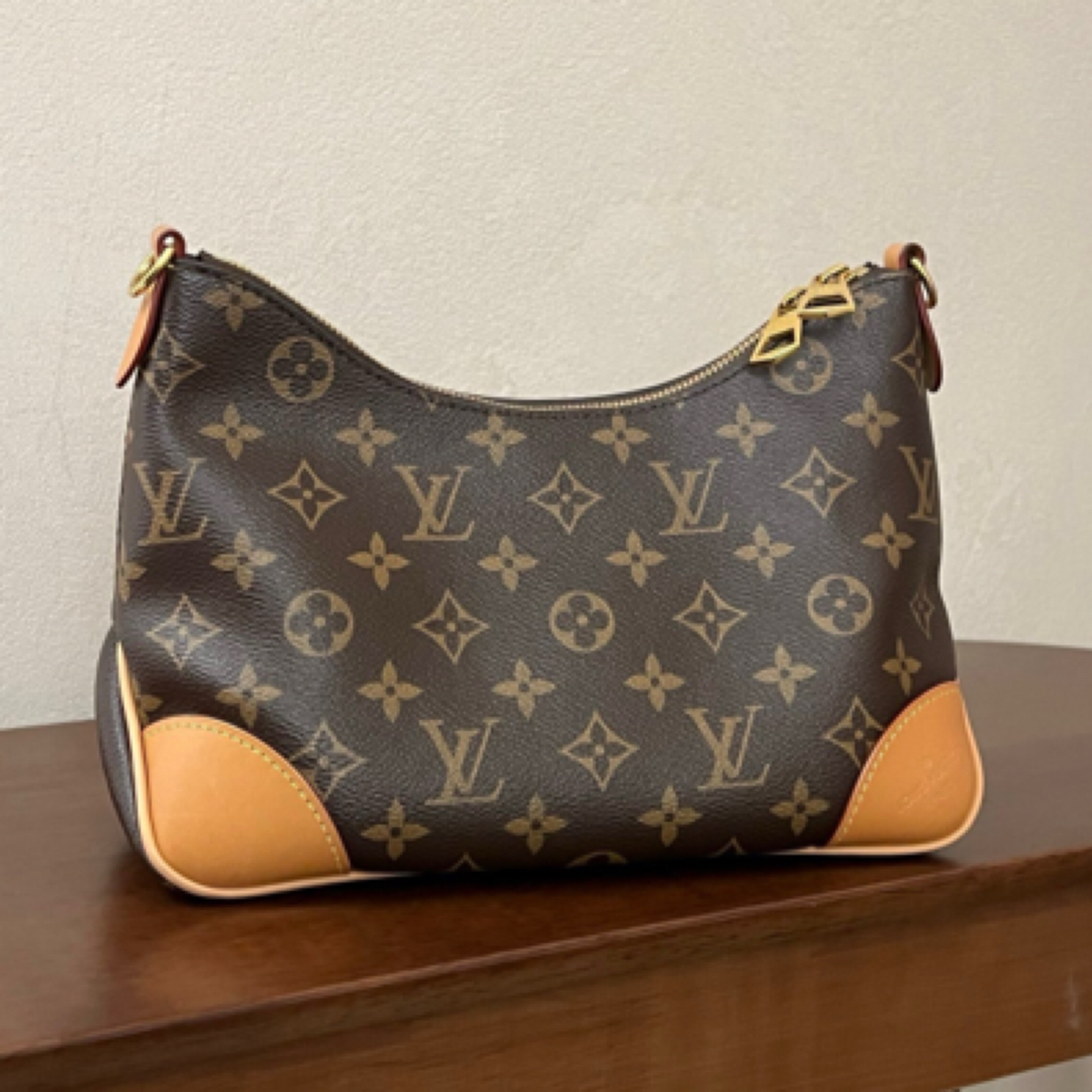 99新 LouisVuitton/路易威登 时尚经典Boulogne黄牛角 高级百搭