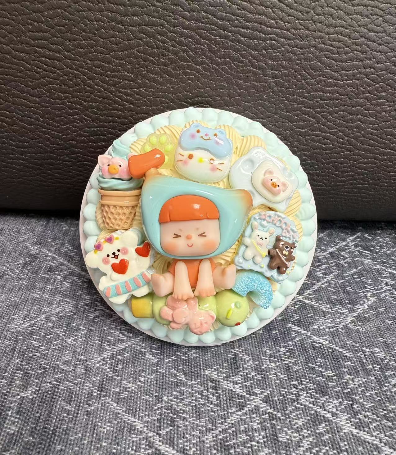 【镜子】创意礼品设计玩具手工DIY潮玩奶油胶镜子