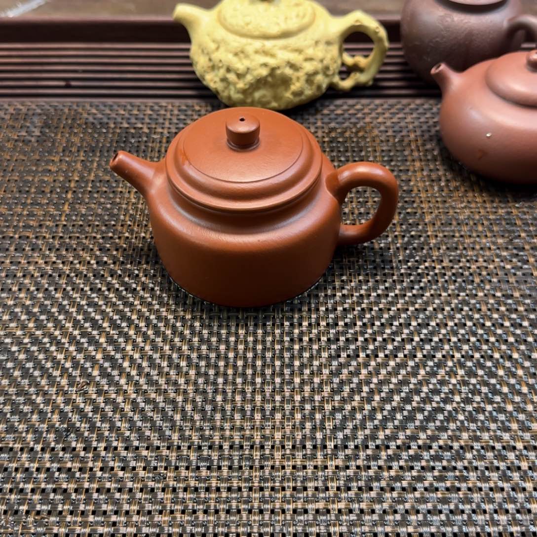 茶壶紫砂全手工朱泥德钟220CC