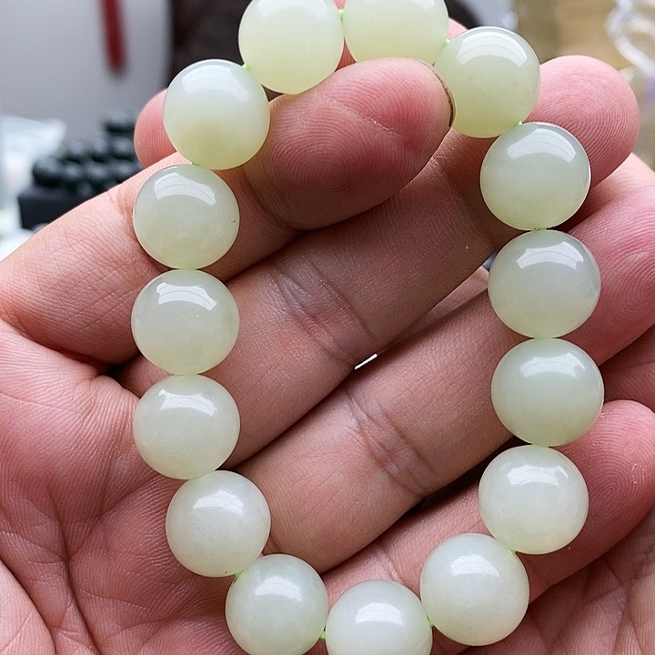 【闪购商品】未镶嵌手链和田玉14晴水