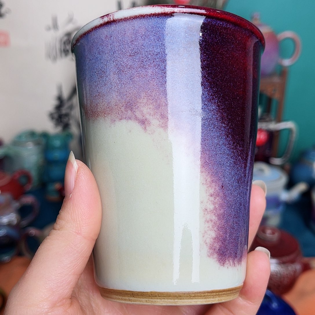 壶虎*哥钧瓷艺术作品壶