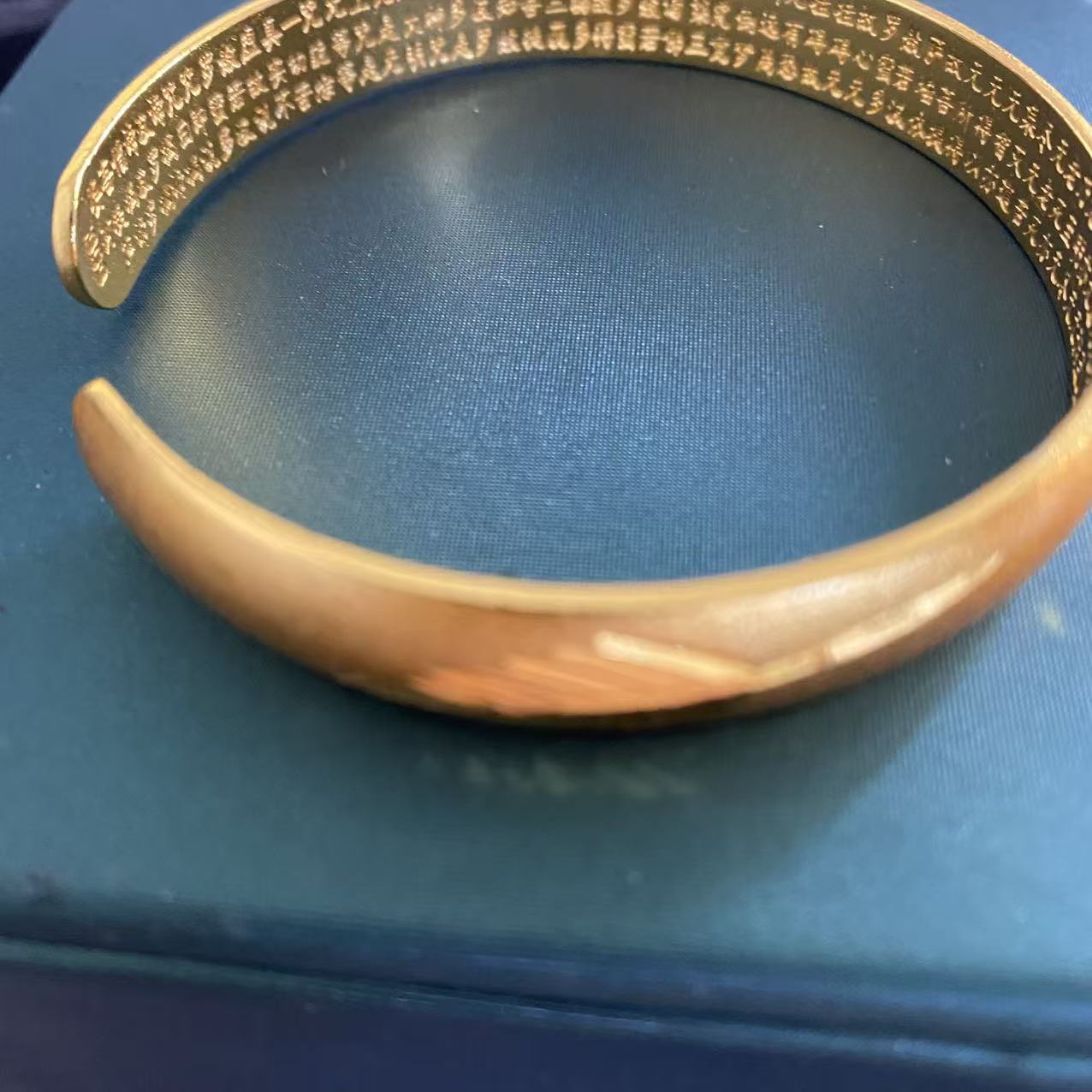 纯箔轻奢时尚黄叶子心经