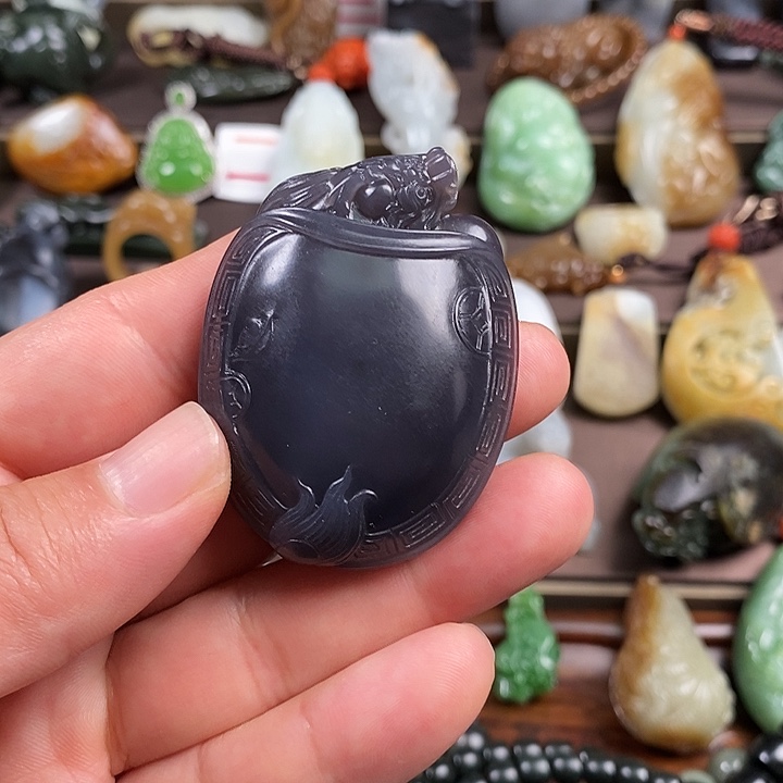 和田玉挂件未镶嵌天**瑄