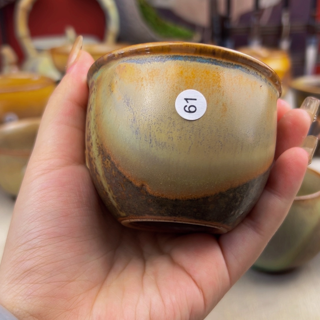 杯子纯手工柴烧主人杯