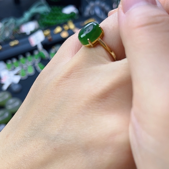 颈饰银S925镶嵌和田玉