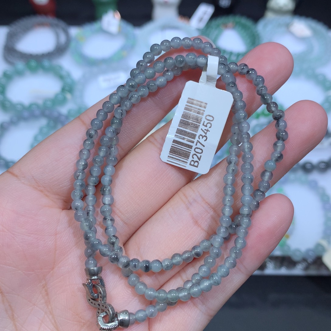 未镶嵌手串翡翠天然