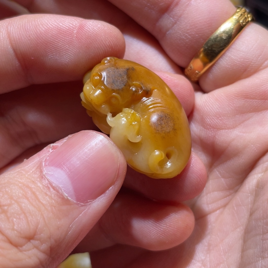 和田玉吊坠(不含链)未镶嵌养*斋