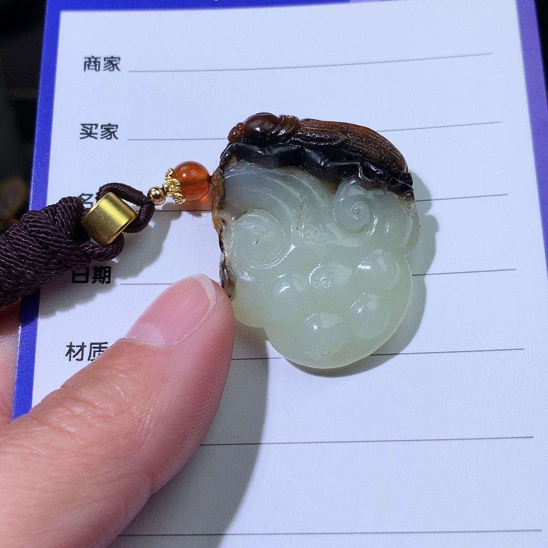 和田玉颈饰未镶嵌