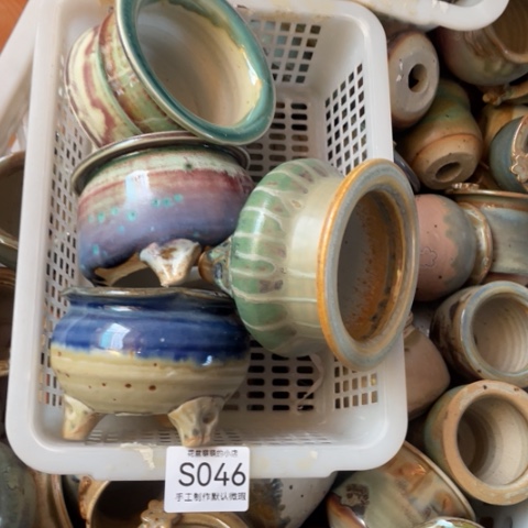 紫砂花盆微瑕046口径7厘米左右