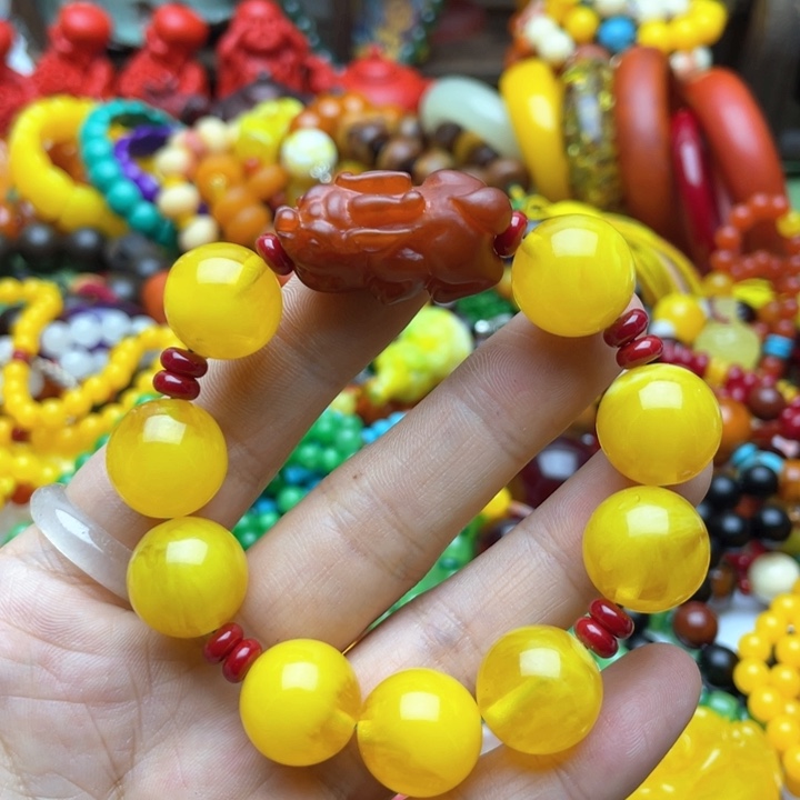 树脂制品10号貔貅手串