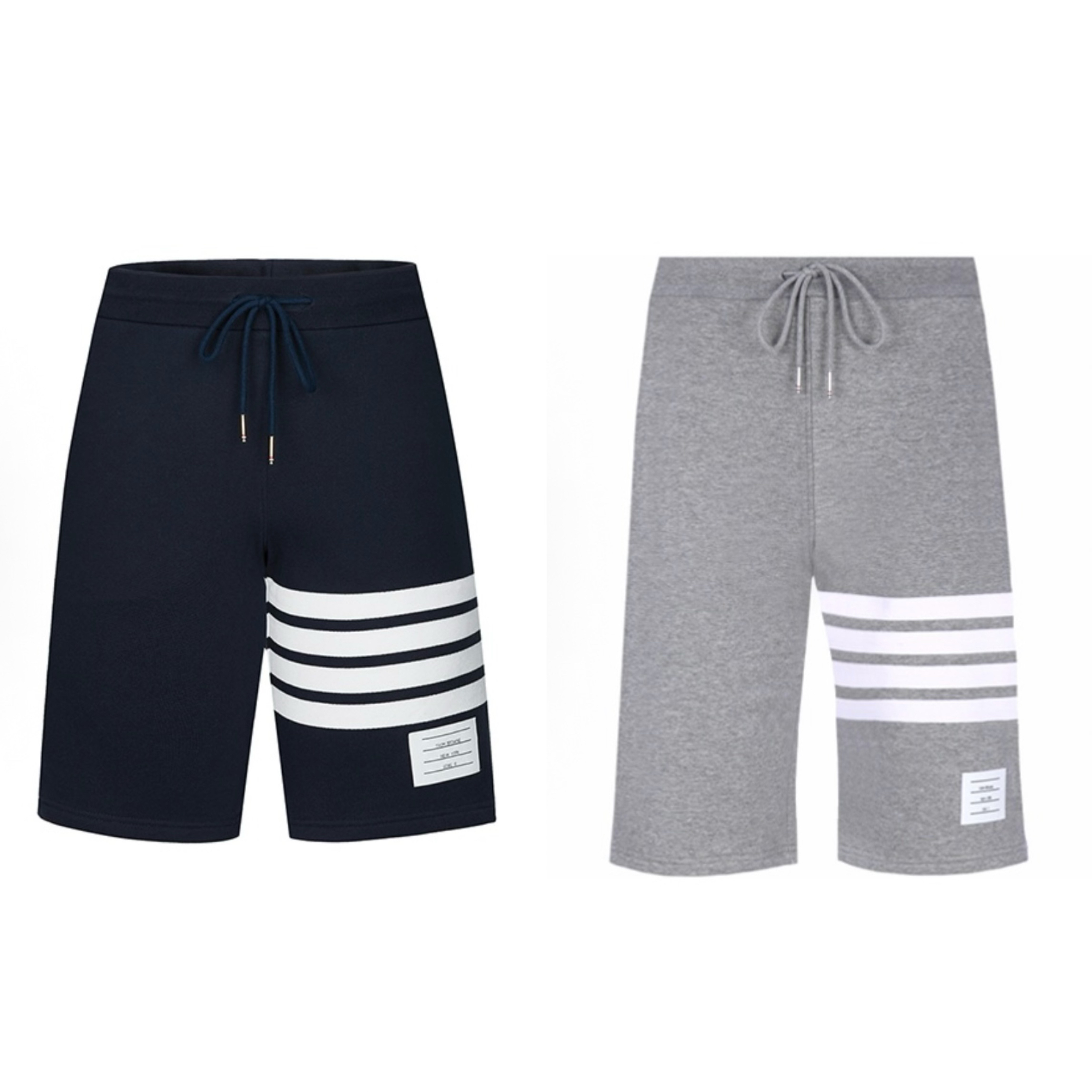 未使用 THOMBROWNE TB汤姆布朗基础款针织短裤 男女同款