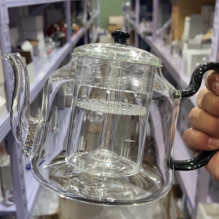 孤品 灰色煮茶壶 