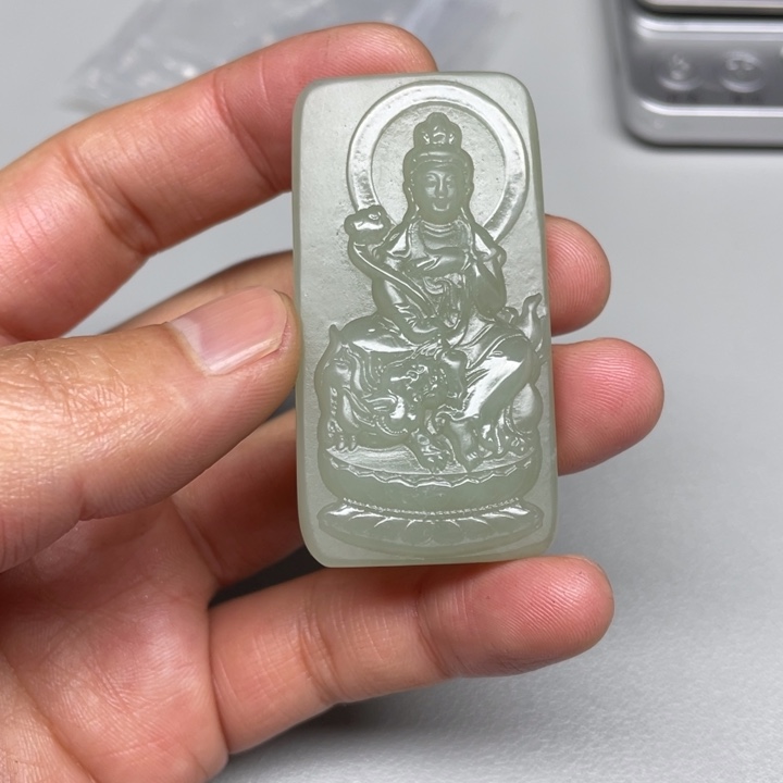 和田玉吊坠(不含链)未镶嵌给****叶