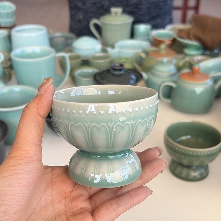 小米茶器龙泉青瓷