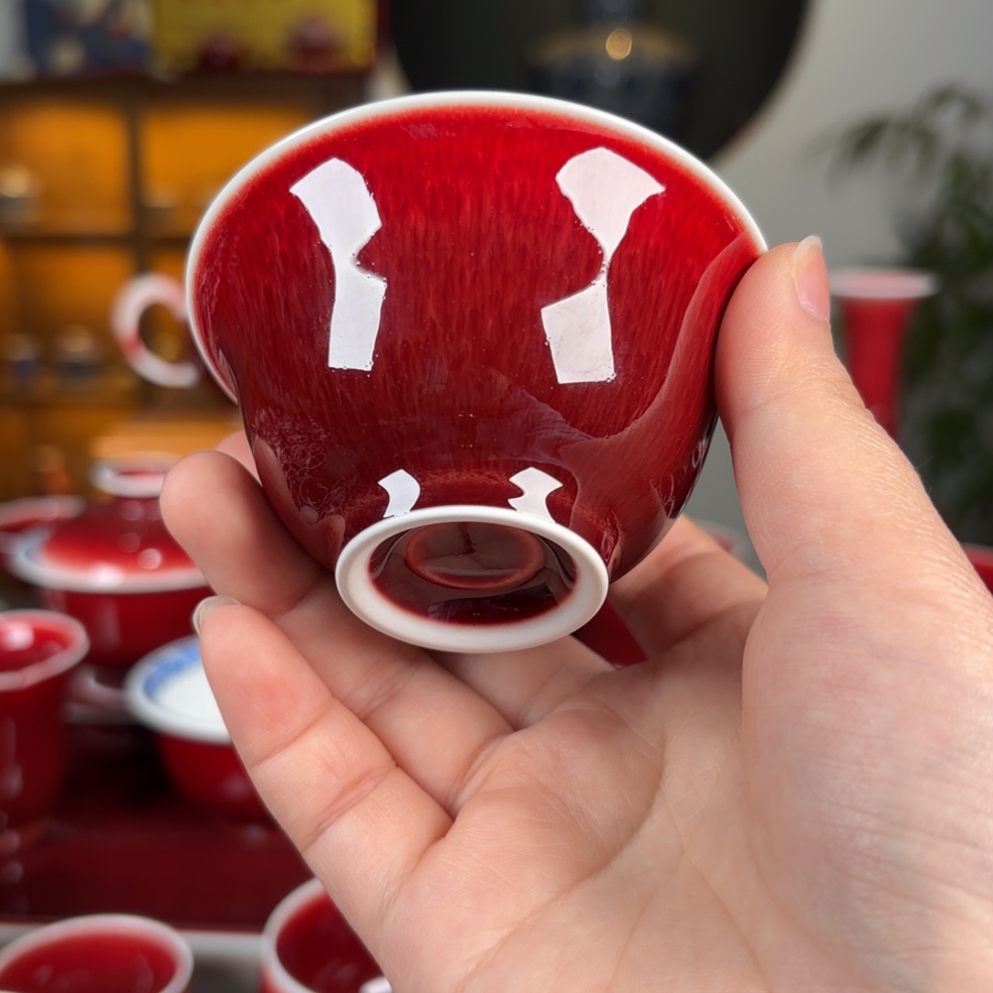 杯子景德镇高温颜色釉