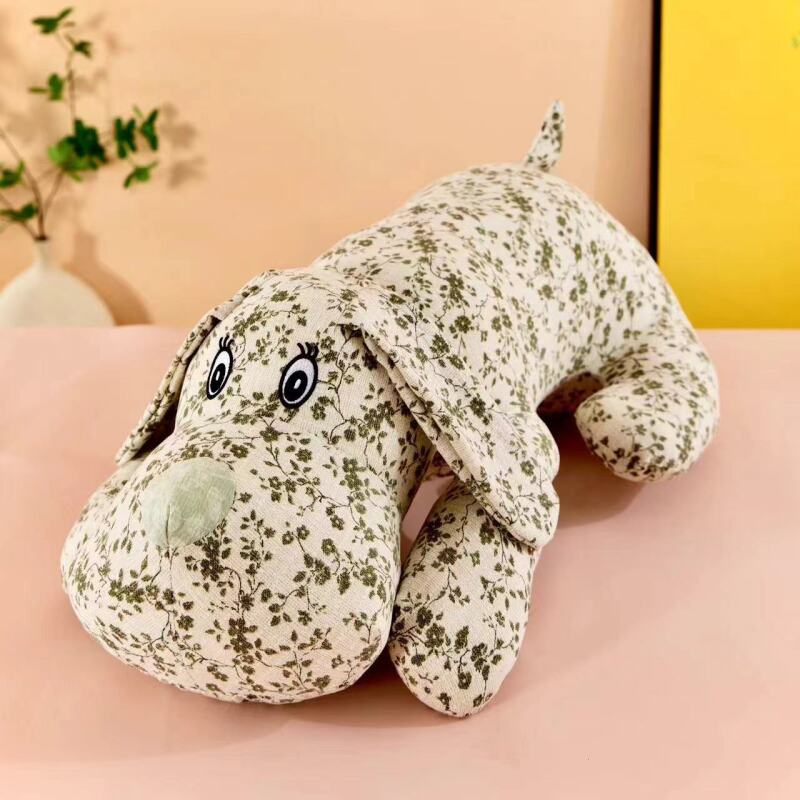 双层纱玩偶抱枕狗