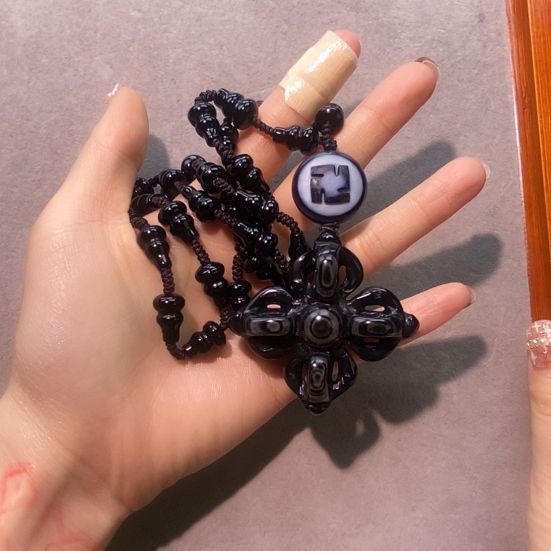 玛瑙/玉髓未镶嵌项链