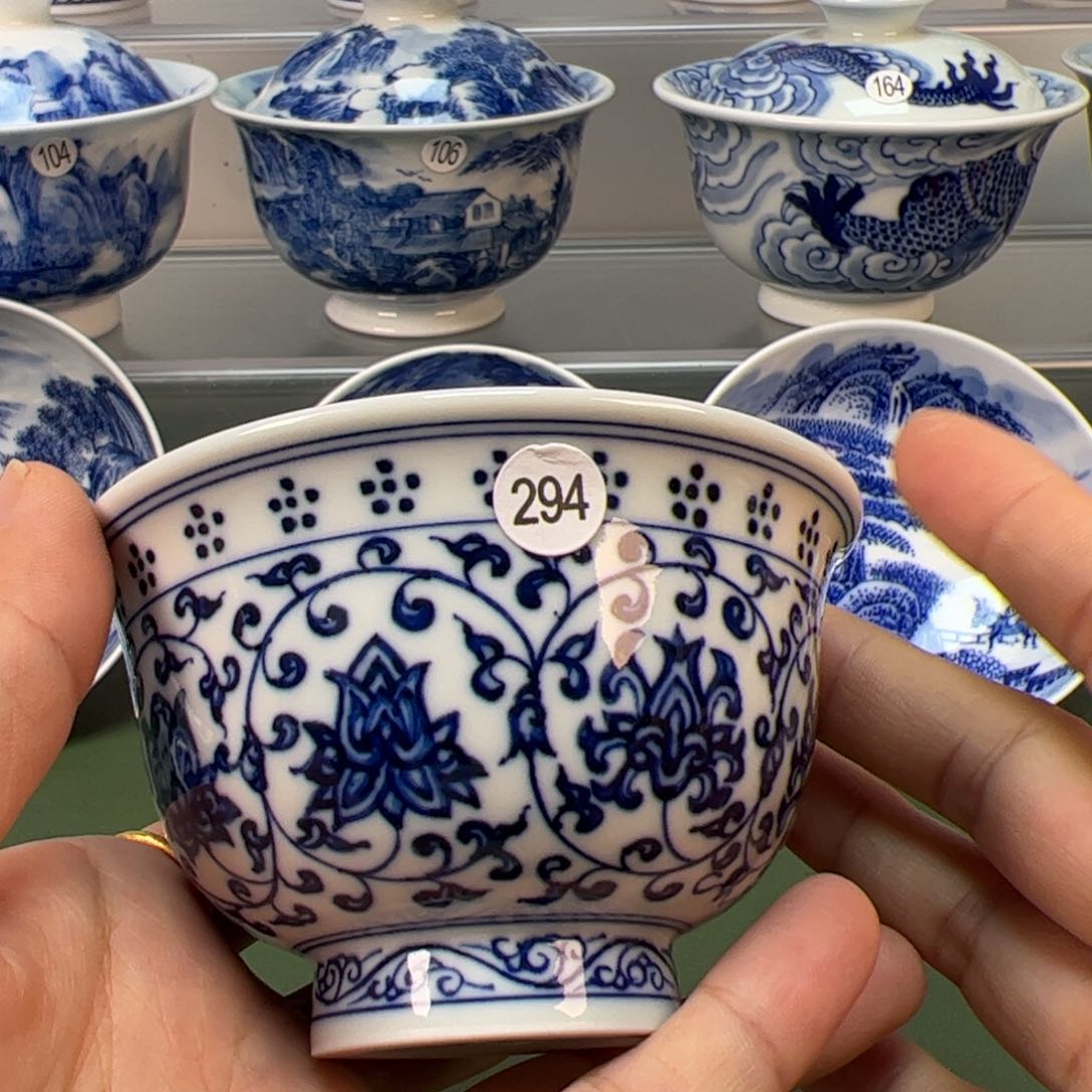 杯木木景德镇纯手绘茶具294