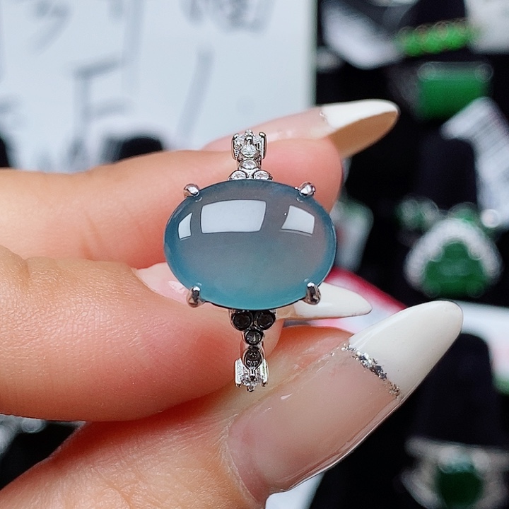 翡翠戒指未镶嵌戒指