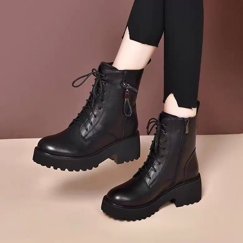 秋冬款厚底保暖舒适马丁靴92036