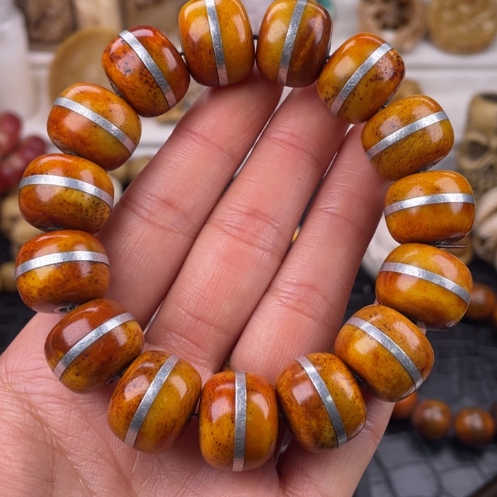 驼骨其他牦牛骨桶珠18