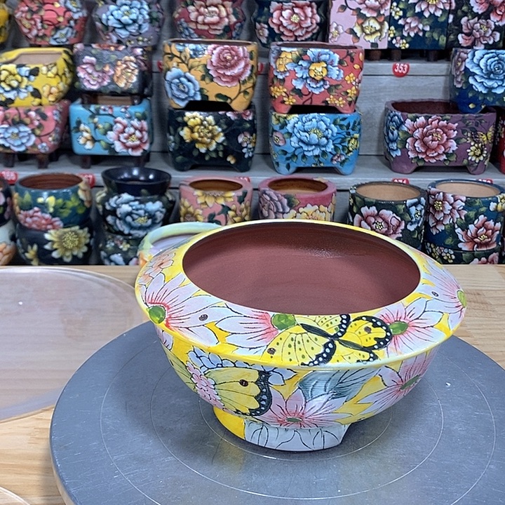 景德镇精品花盆特价13.5/9.5