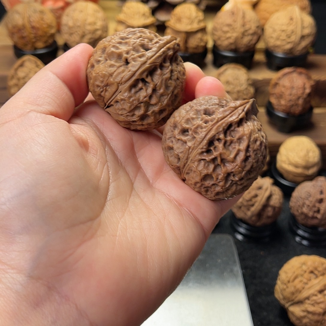 文玩核桃把件乾坤球