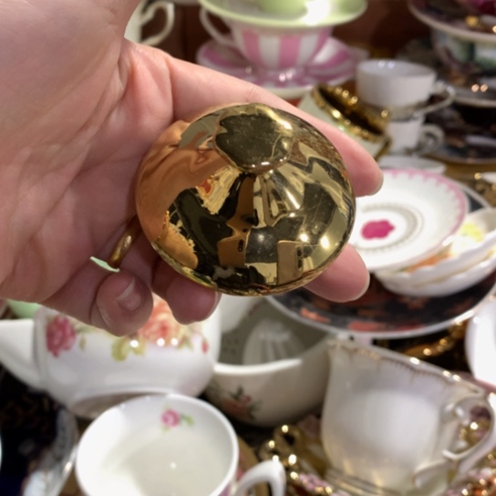 瓷片微瑕陶瓷处理介意请慎拍内径4.5厘米外径6厘米