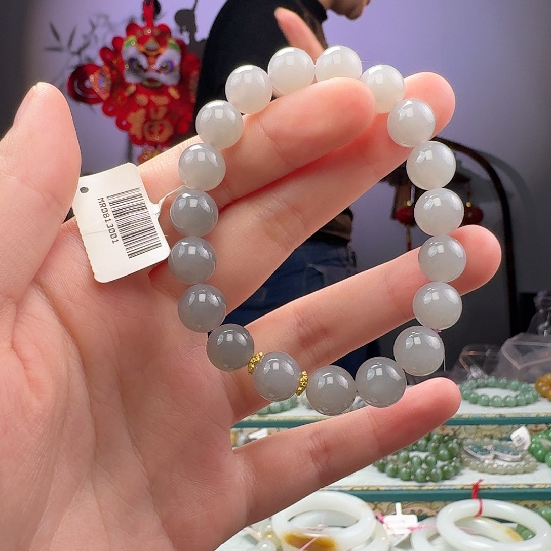 和田玉手串未镶嵌