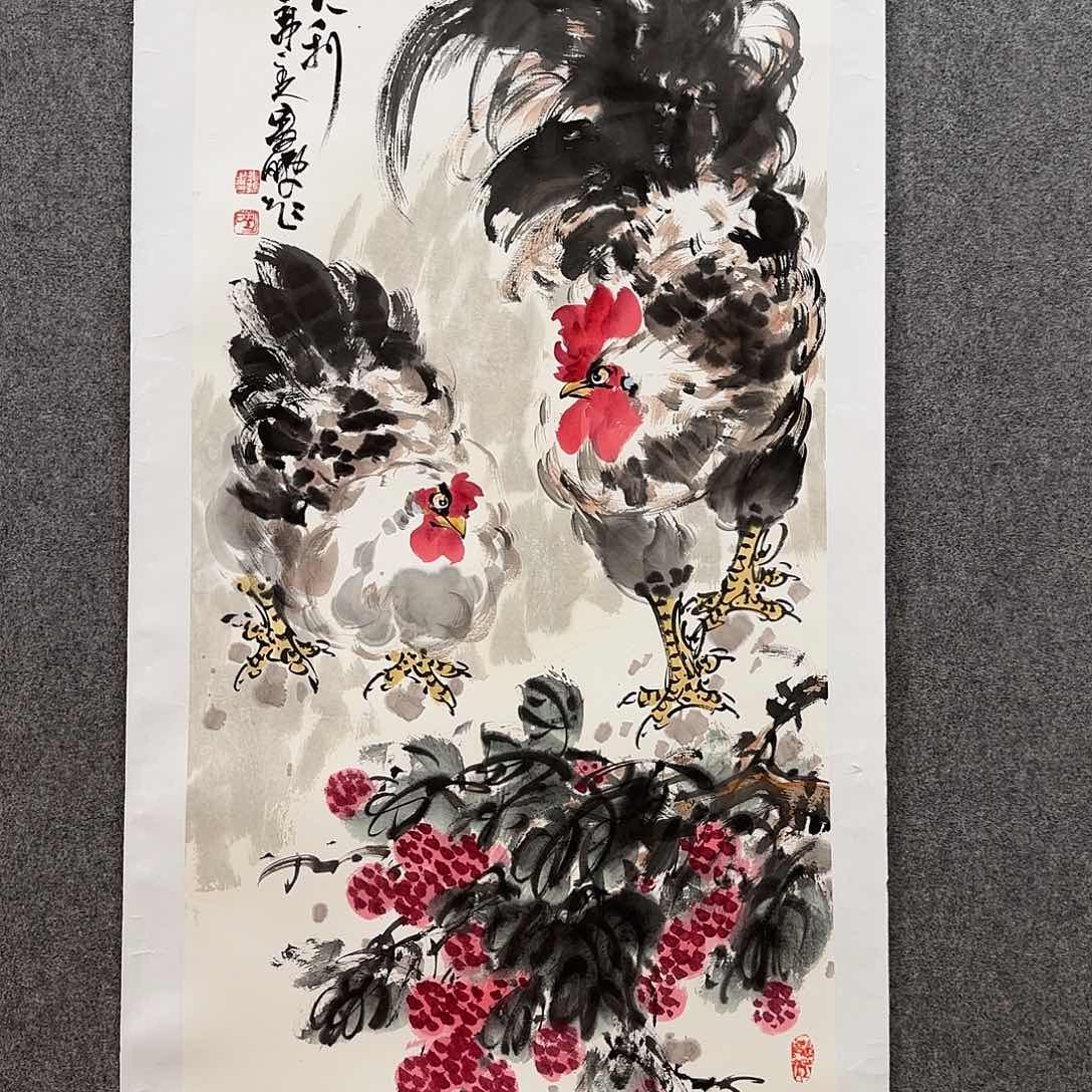 国画娄鹏老师手绘作品