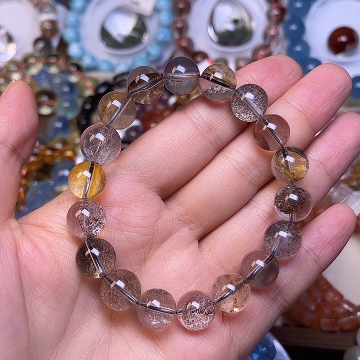 丫***水晶手链未镶嵌小树水晶