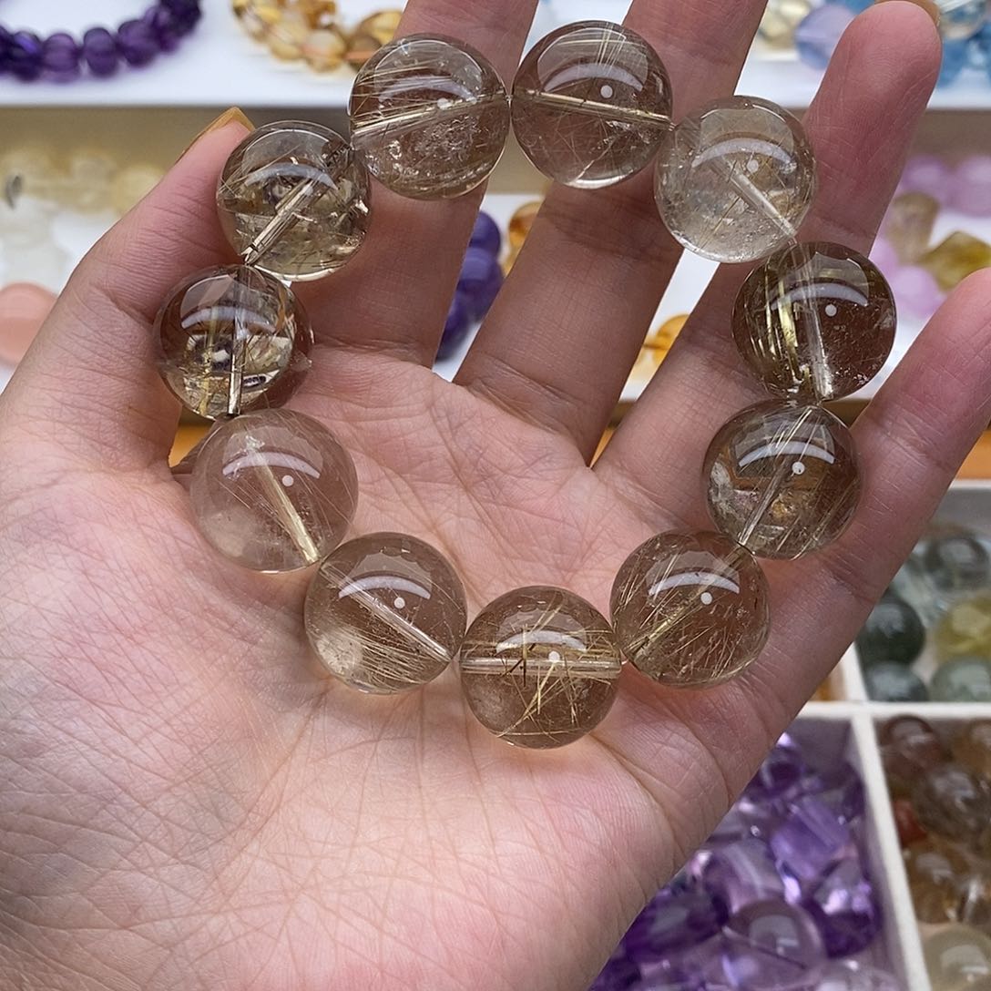 未镶嵌手链水晶金发