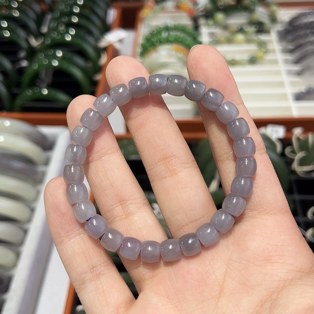 和田玉手串未镶嵌B0328