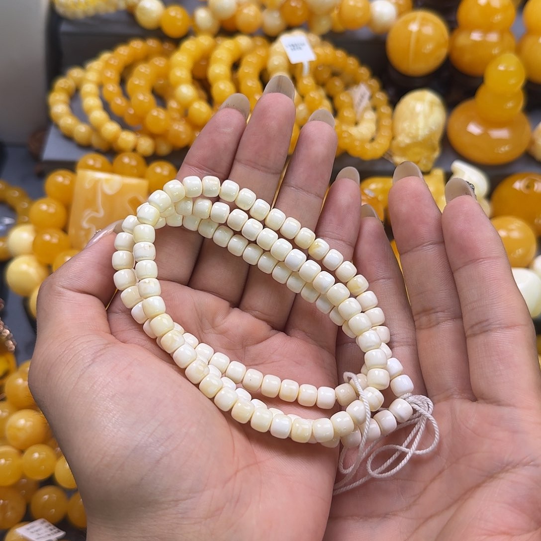 未镶嵌蜜蜡珠宝奇石7mm